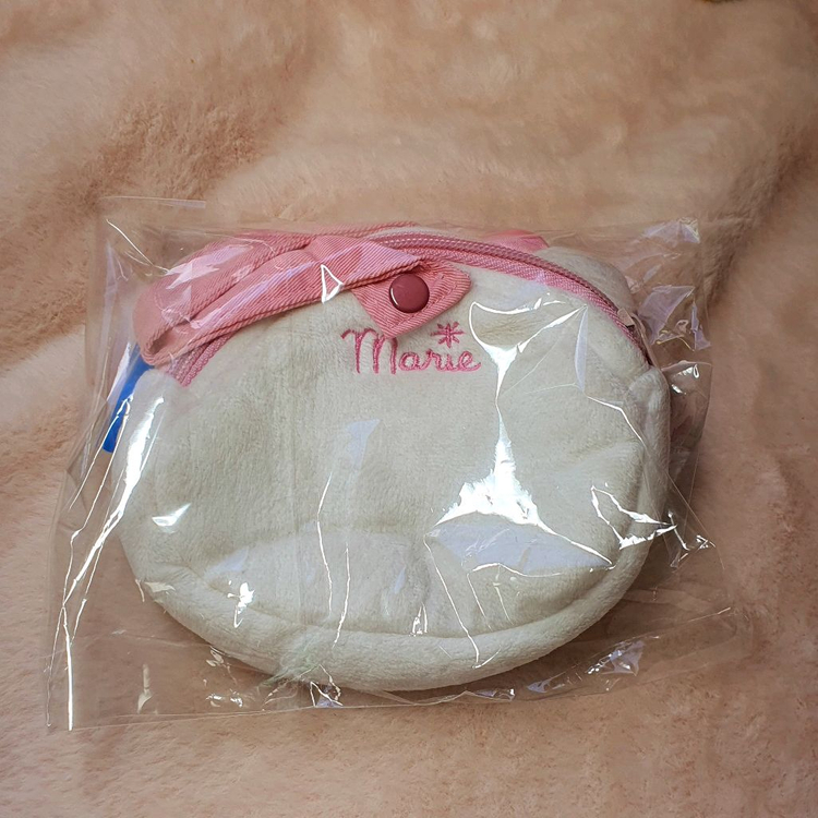 새상품) 고전 디즈니 희귀 아리스토캣 마리캣 인형 얼굴 파우치 동전지갑 고전문구 고전완구 빈티지 네코 고양이 캐릭터 이미지