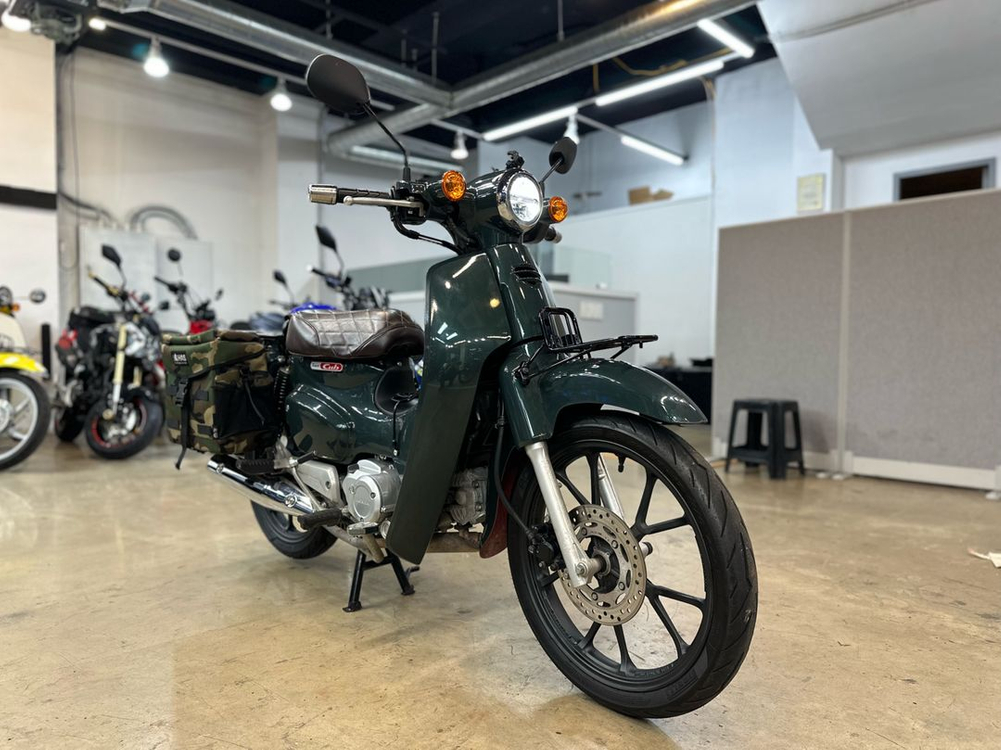 혼다 슈퍼커브110 21년 그린 공장 도색 c125 휠 튜닝 이미지