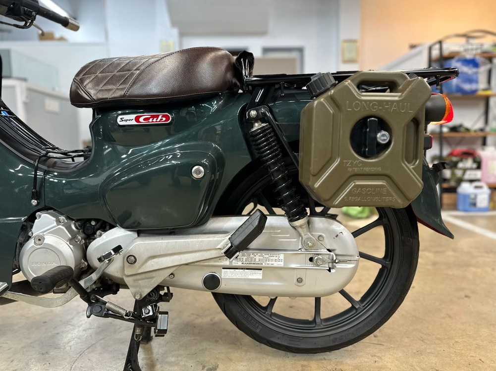 혼다 슈퍼커브110 21년 그린 공장 도색 c125 휠 튜닝 이미지