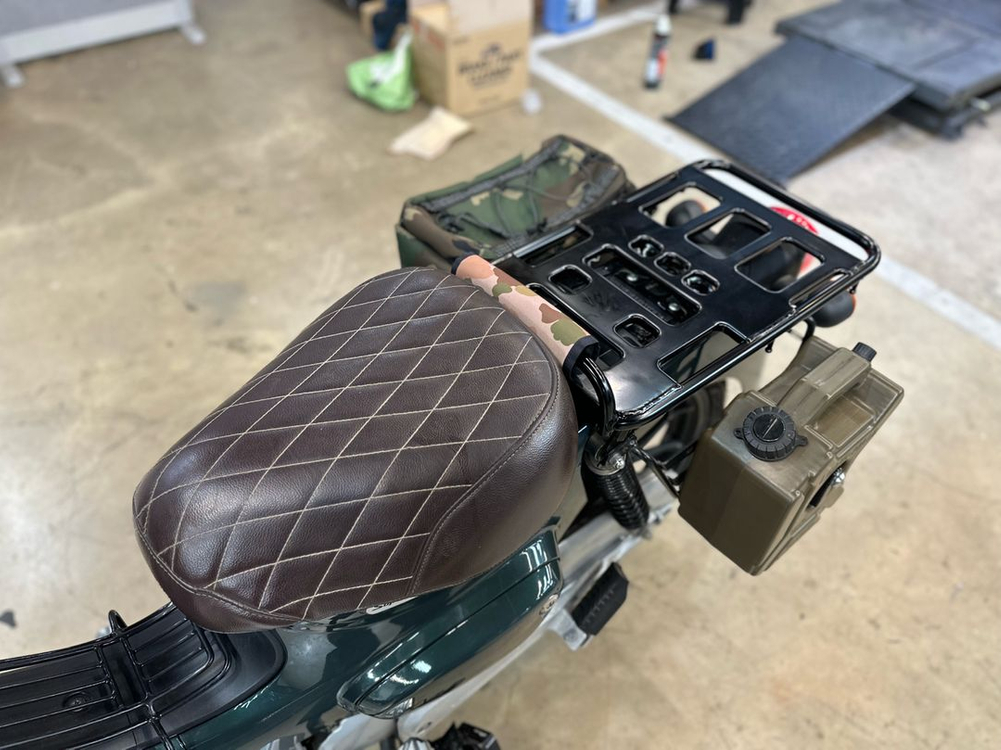 혼다 슈퍼커브110 21년 그린 공장 도색 c125 휠 튜닝 이미지