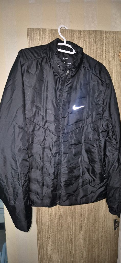 나이키 써마핏 ADV 에어로로프트 리펠 다운 러닝 자켓 블랙--2