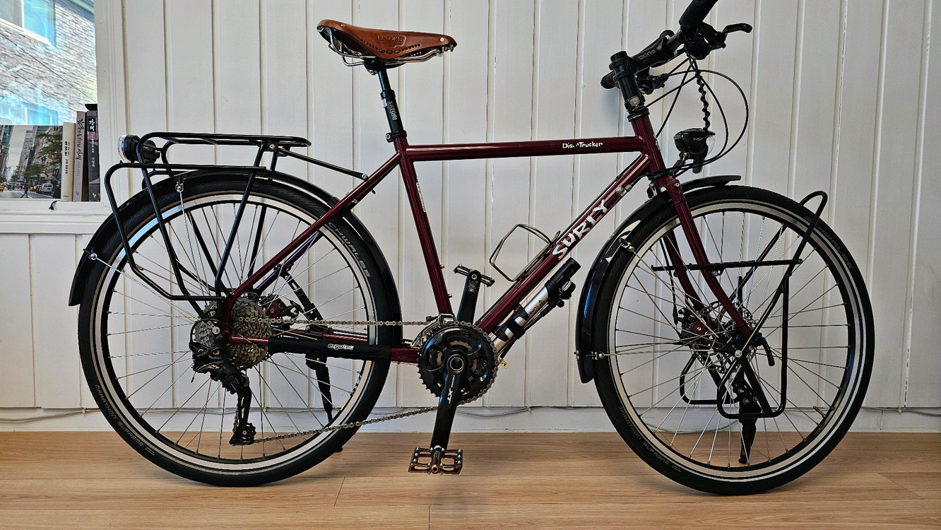 설리 디스크 트럭커 자전거--1