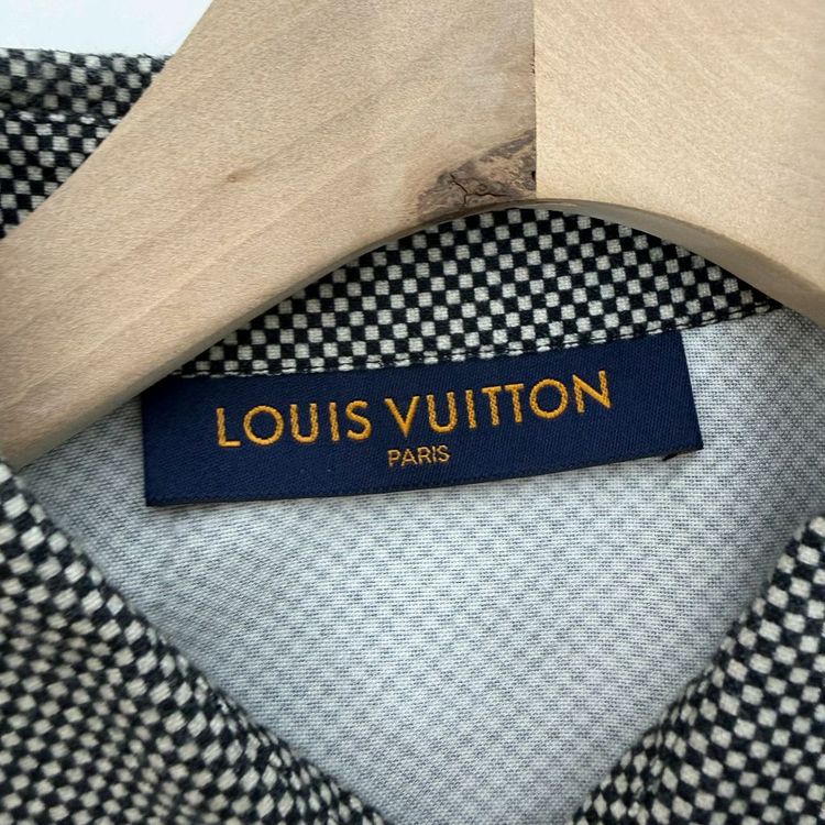 루이비통X니고 마이크로 다미에 플란넬 셔츠--3