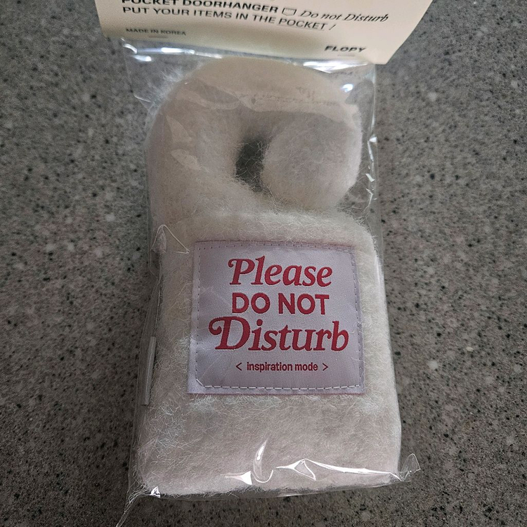 플로피 포켓 도어행거 코지핑크&화이트 미개봉 새상품--6