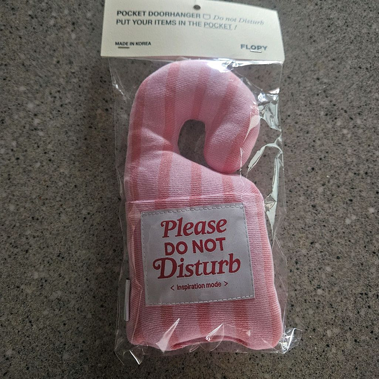 플로피 포켓 도어행거 코지핑크&화이트 미개봉 새상품--7