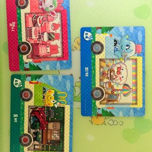 모동숲 한정판 산리오 아미보 카드 피카 첼시 토비 이미지