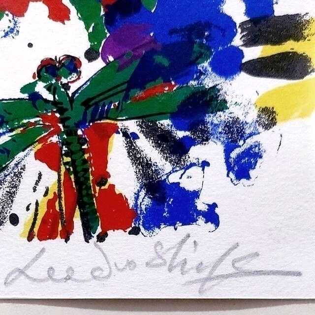 잠자리이두식석판화 이미지