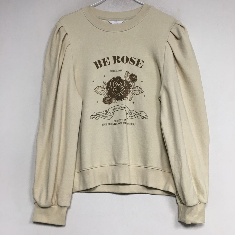 보카바카 퍼프 슬리브 로고 맨투맨 F 이미지