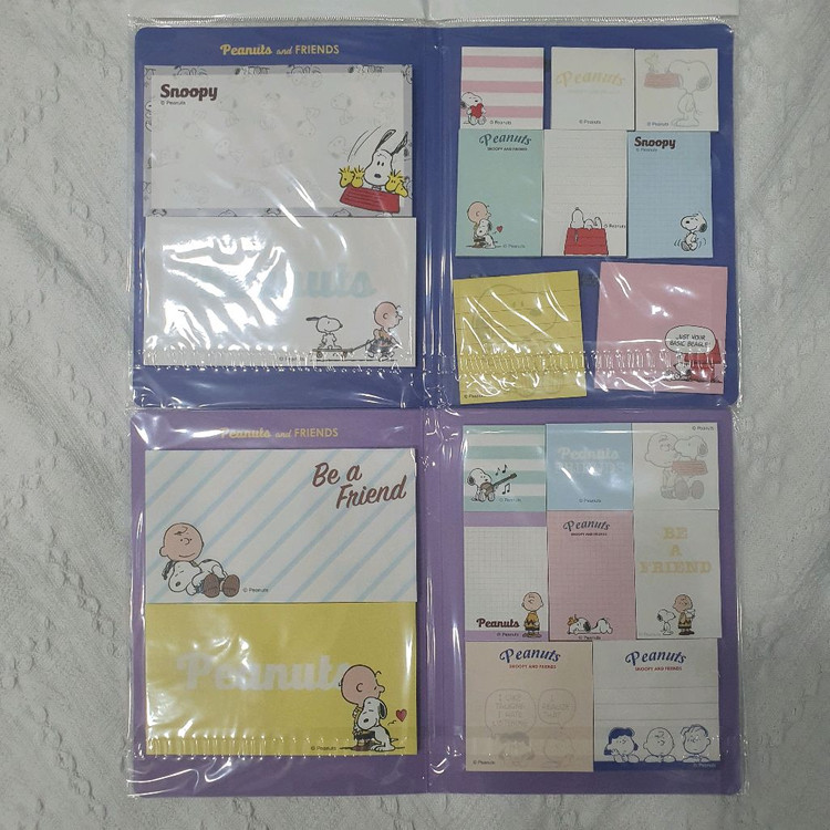 피너츠 스누피 스티커 메모지 편지지 6만원 상당 다꾸처분 다꾸일괄 이미지