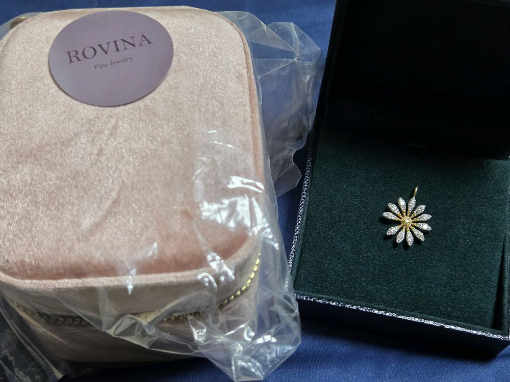 14K 데이지 랩다이아 펜던트 이미지