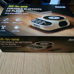 붐마스터 올인원 포터블 블루투스 CD 플레이어 DC-03 [미개봉] 이미지