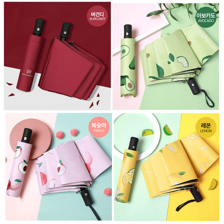 접이식 휴대용 자동 우산 새상품--6