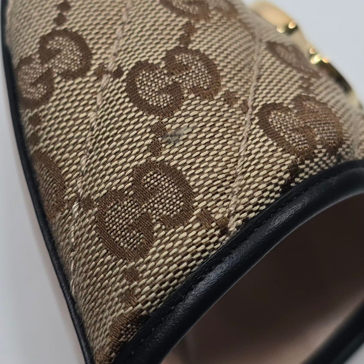 구찌 GG 캔버스 슬라이드 샌들 (225) 이미지