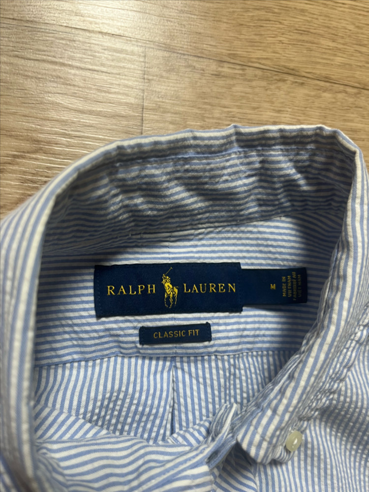 폴로 랄프로렌 스트라이프 셔츠 여성용--1