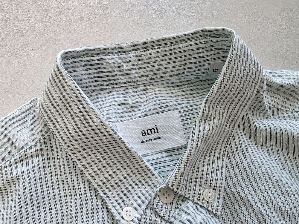 아미 스트라이프 옥스포드 셔츠 백화점 정품 판매합니다. 이미지