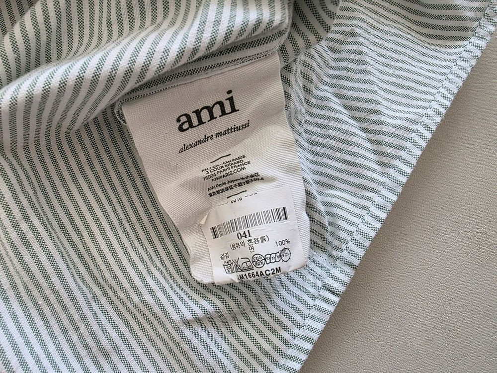 아미 스트라이프 옥스포드 셔츠 백화점 정품 판매합니다. 이미지