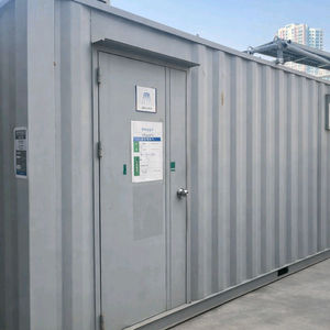 A급 중고 컨테이너 샤워장 39m / 샤워기10개 / 전기온수기400L / 탈의실·사물함 포함 / 정품컨테이너 이미지