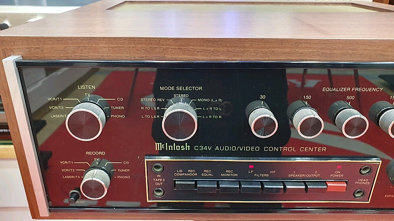 매킨토시(McIntosh)C-34V/C34V/신품우드케이스/민트급/NO기포 이미지