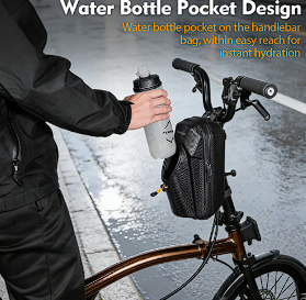 (새상품)자전거 핸들바 가방 전기자전거 킥보드 5리터 용량--2