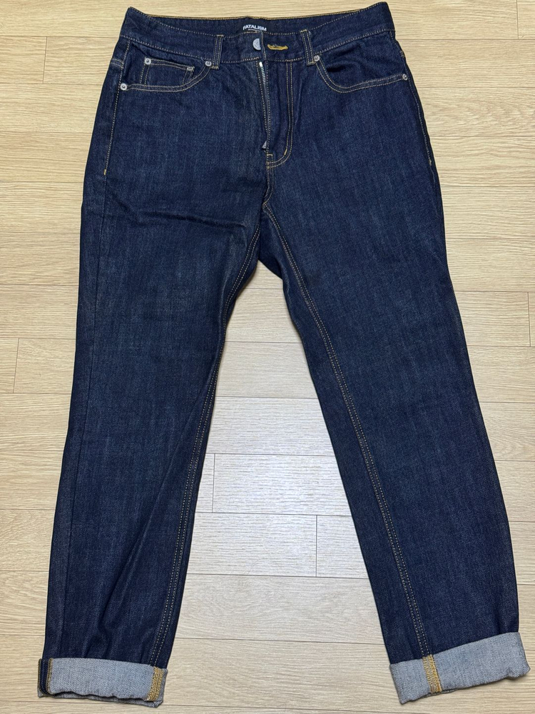 페이탈리즘 스트레이트핏 데님진 이미지