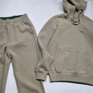 라코스테 더블 페이스 피케후드집업 조거셋업55