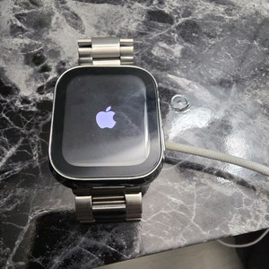 애플워치7 41mm 스테인리스 스틸 밴드 이미지