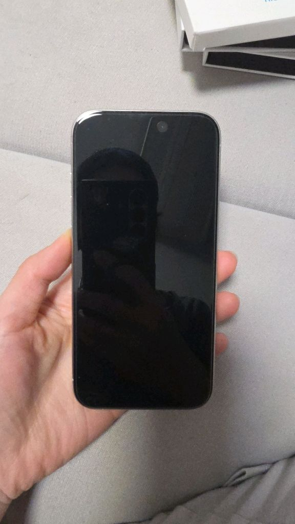 아이폰 15프로 512 풀박S급, 강화유리5장, 방수케이스, 녹음기--9