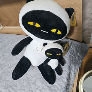 고양이 캐릭터 인형 세트 이미지