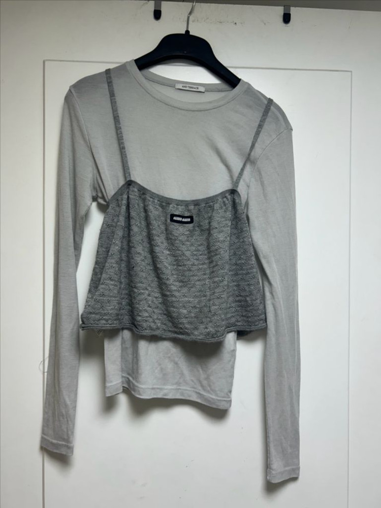 미우미우 레이어드니트--1