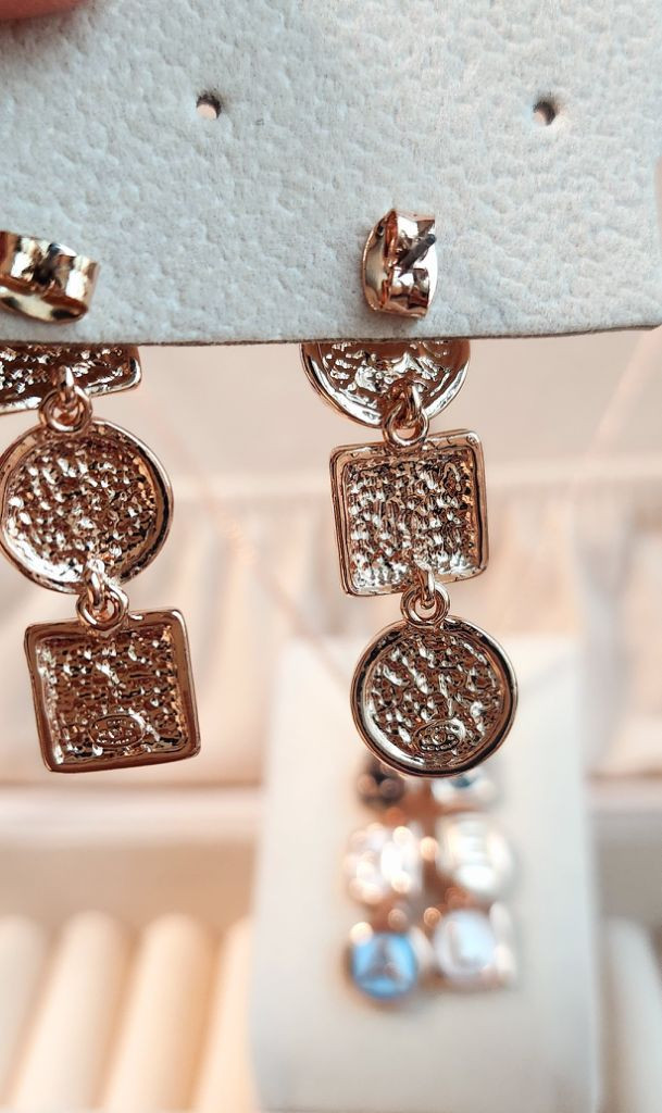 샤 목걸이 귀걸이 세트 로골 드롭 로고 귀걸이 로고목걸이 (새상품)--5