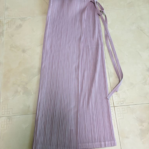 플리츠플리즈 랩스커트 모브