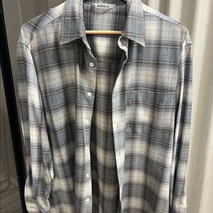 오라리 / 슈퍼 라이트 울 체크셔츠 / 3