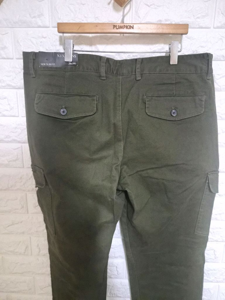 닉스 카고 스판 면바지 새상품 35 36 등산 낚시 노스페이스 아디다스 밀리터리 나이키 작업복 리바이스 빈폴로--3