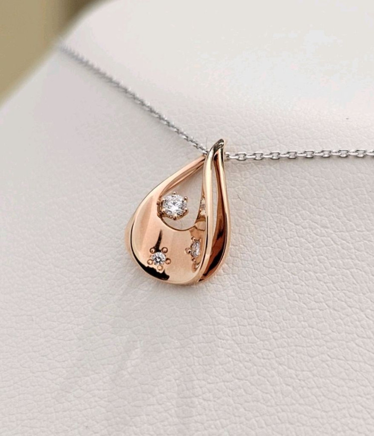 18k골든듀목걸이 미니듀 로망스뉴3 펜던트(체인 제외) 이미지