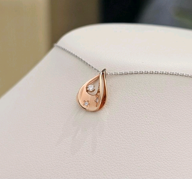 18k골든듀목걸이 미니듀 로망스뉴3 펜던트(체인 제외) 이미지