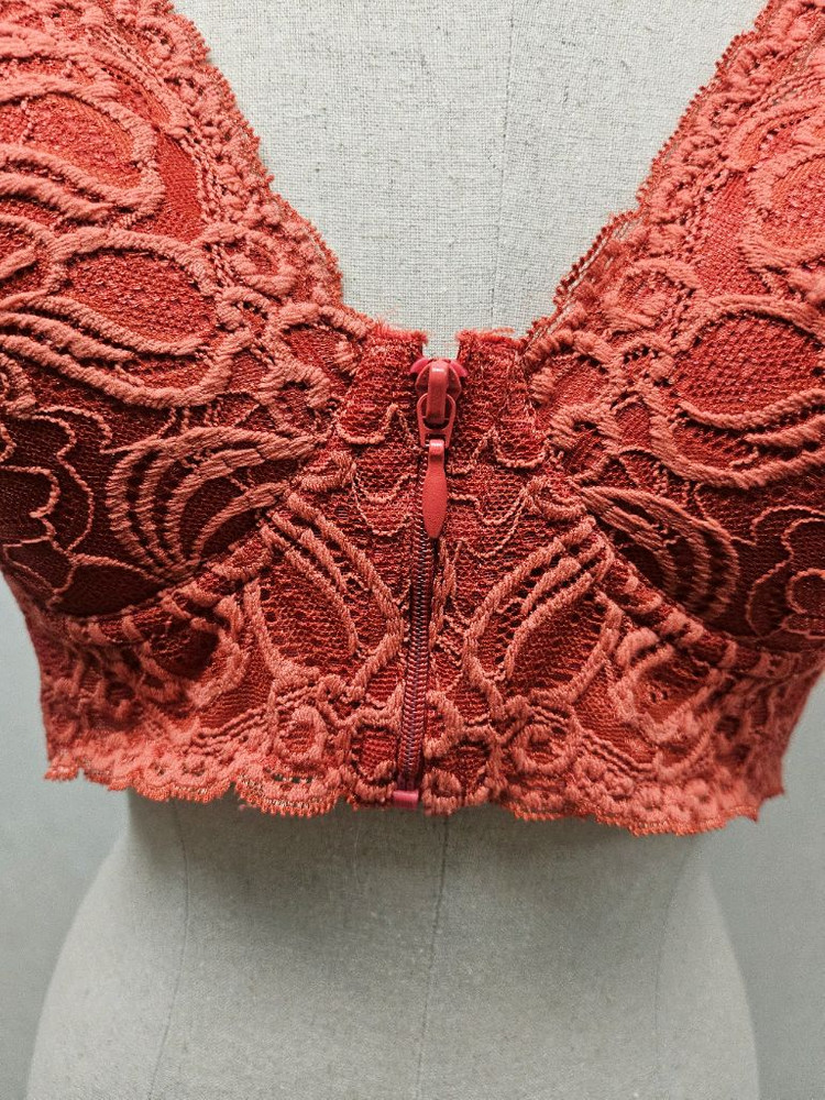 (새상품)피델리아 프리컷팅 올레이스 집업 브라팬티 세트 이미지