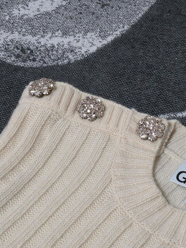 가니 GANNI 주얼리 버튼 니트 베스트--1