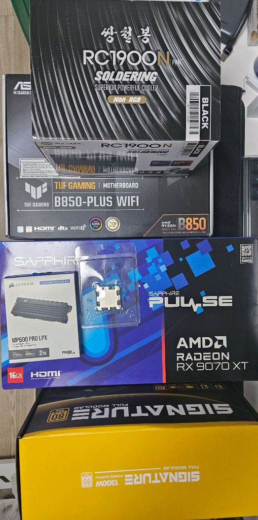 9600x 9070xt 32gb 2tb 본체 판매 데스크탑 pc 이미지