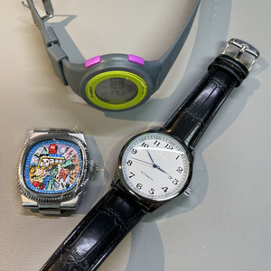 시계 3점 일괄 (오토메틱,쿼츠,전자시계) 이미지