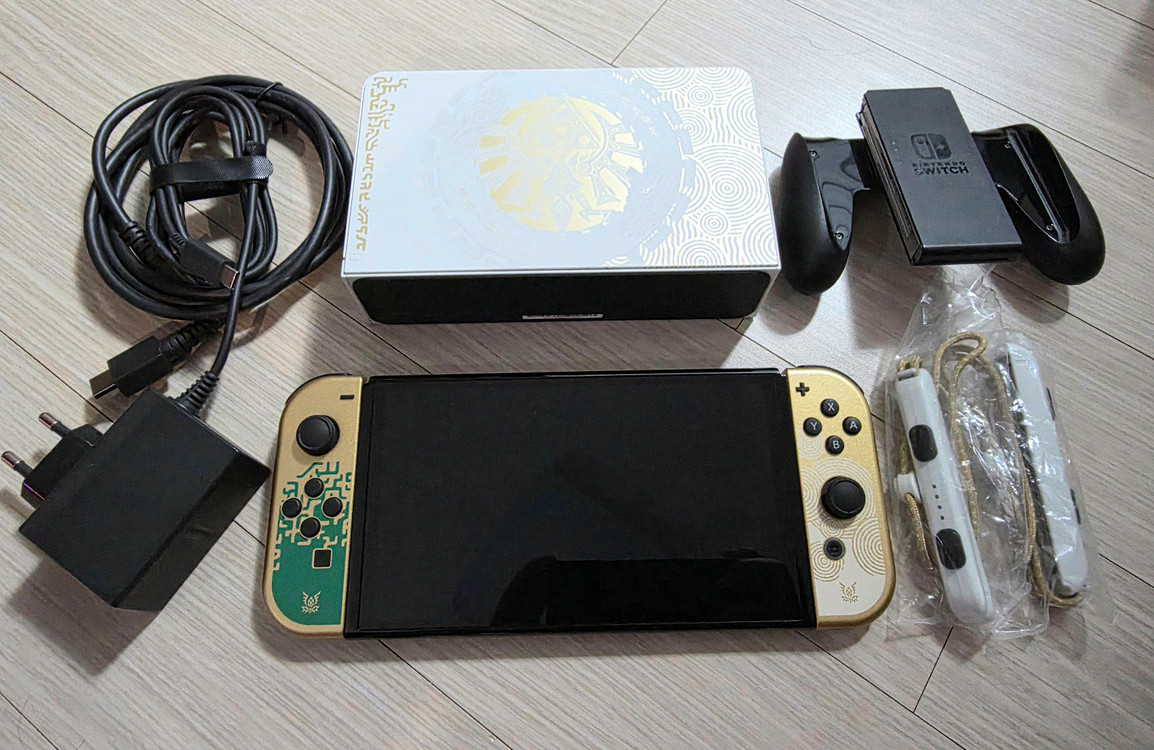닌텐도 스위치 OLED 젤다에디션 ㅋㅁㅋㅈ 512기가 겜가득 정리합니다~--1