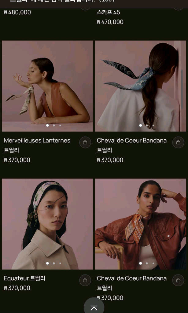 에르메스 트윌리 스카프 방도컨피덴셜 머플러테수토호보백아바백크로스백구찌디올프라다에르메스셀린느샤셀생로랑--1