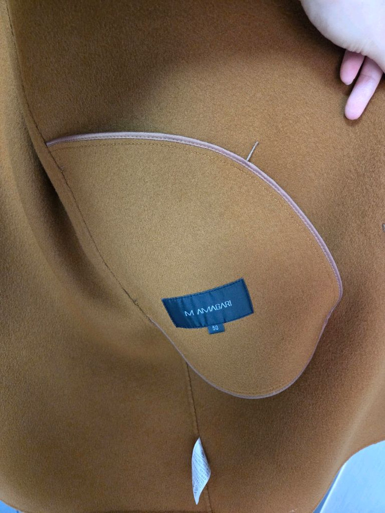 봄,가을 간절기용 마마가리 100% 울 코트 105사이즈 판매합니다. 이미지