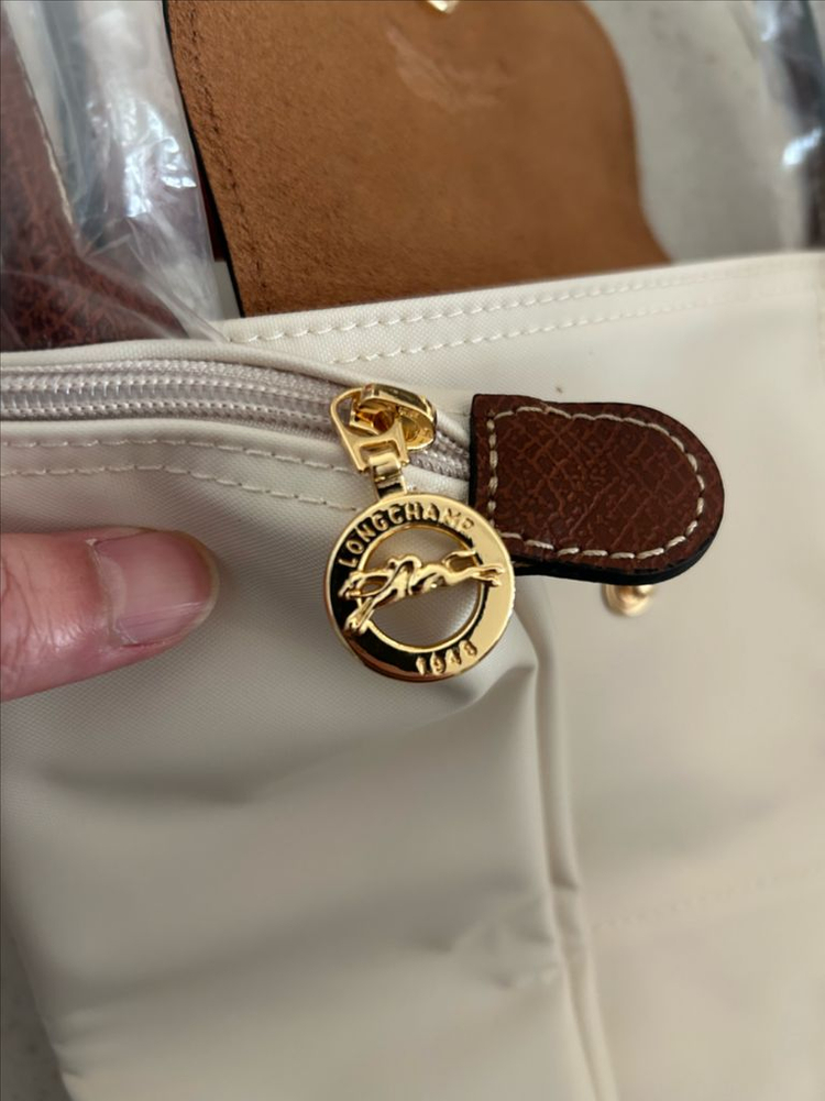 롱샴 르 플리아쥬 오리지널 숄더백 미디움 페이퍼 L2605 089 P71--1