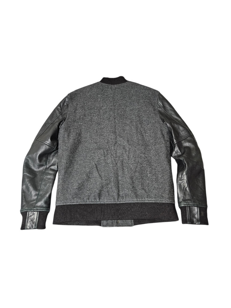 페이퍼리즘 양가죽 바시티자켓 L--4