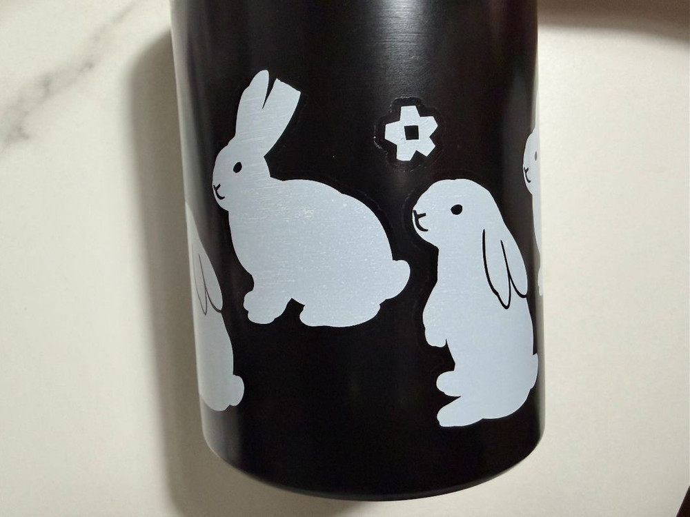 키티버니포니 텀블러 블랙(새제품)--1