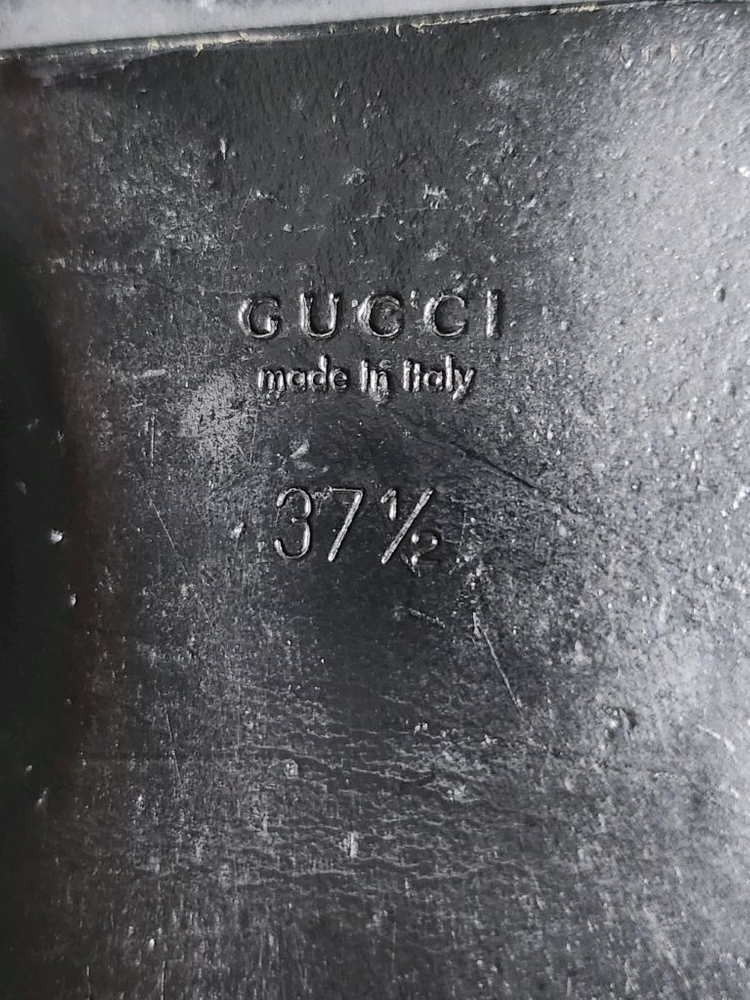 구찌 크리스탈 벨벳 스네이크 뮬37.5/240 이미지