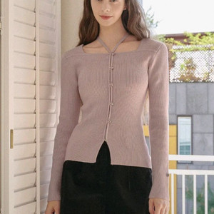 미케네 여성 홀터넥 니트 판매 29cm 이미지