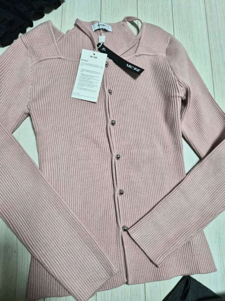 미케네 여성 홀터넥 니트 판매 29cm 이미지