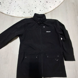 100,L,아디다스 블랙 사파리 자켓,사파리,아우터,잠바,바바리,바람막이,남녀공용 이미지