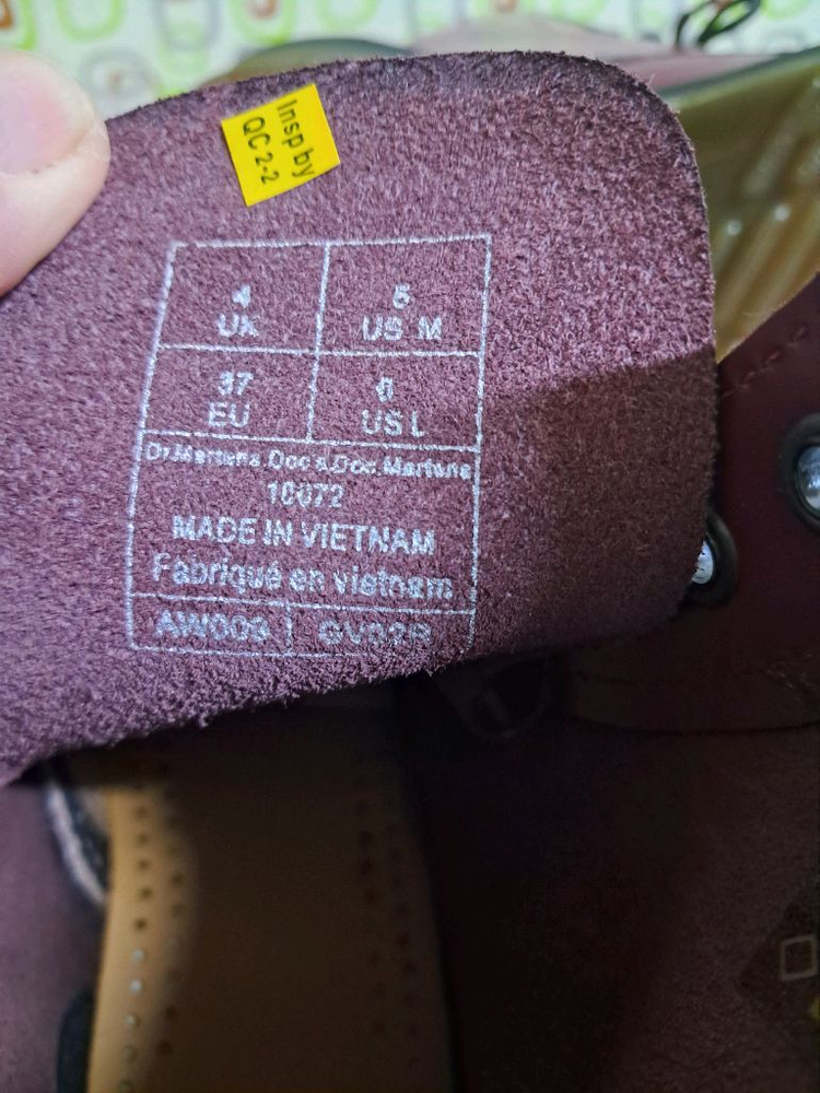 닥터마틴1460모델 8홀 체리레드 230 이미지